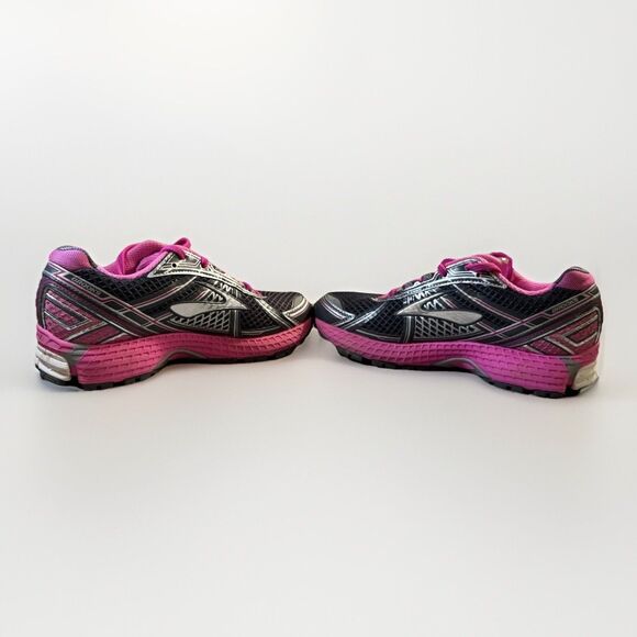 Brooks Adrenaline GTS 15 Womens Running Shoes Size 6.5 Black Pink Look Great! - Picture 5 of 8